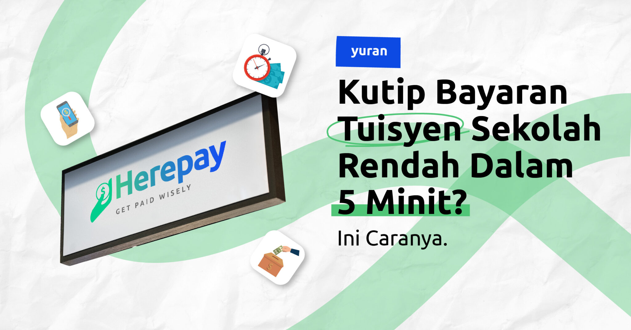 Kutip Bayaran Tuisyen Sekolah Rendah Dalam 5 minit?